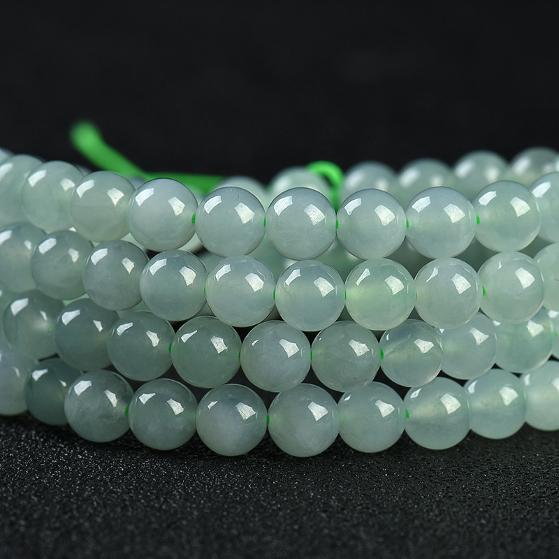 天然翡翠珠串-红掌柜