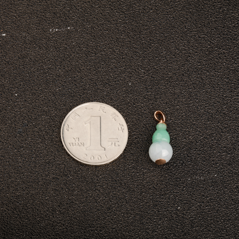 糯种翡翠吊坠-红掌柜