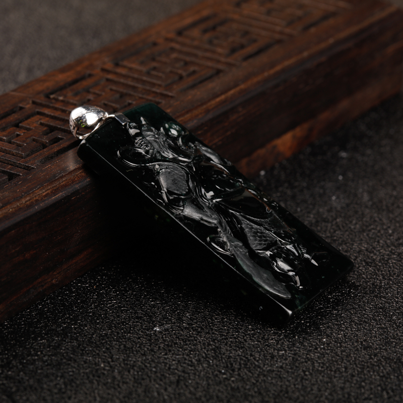 关羽吊坠-红掌柜