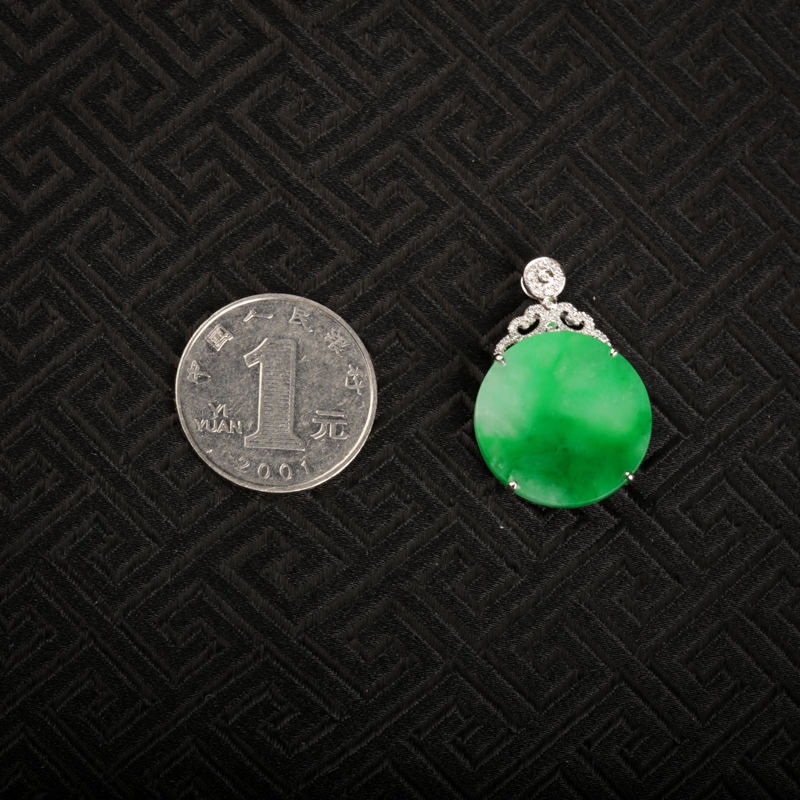 翡翠吊坠-红掌柜