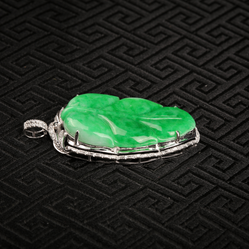 翡翠吊坠-红掌柜