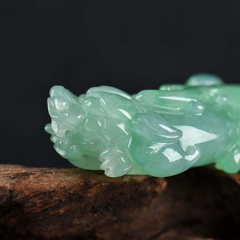 缅甸翡翠貔貅吊坠-红掌柜