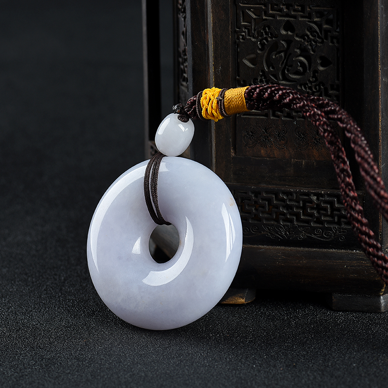 糯种翡翠手把件-红掌柜