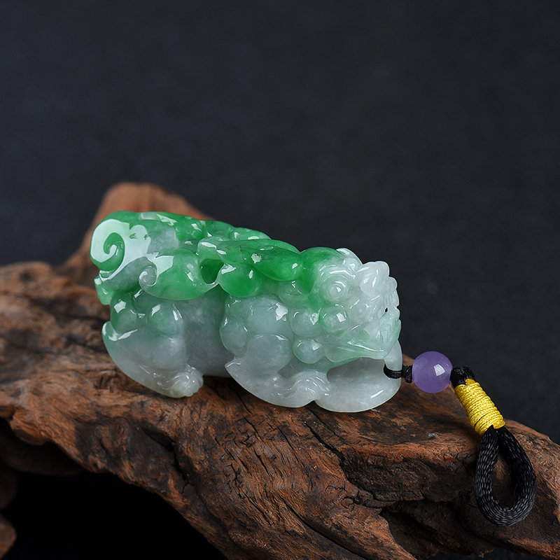 翡翠貔貅吊坠-红掌柜