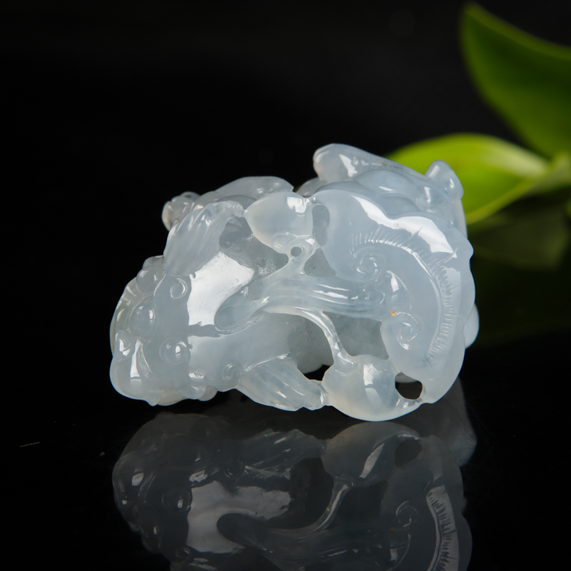 翡翠貔貅吊坠-红掌柜