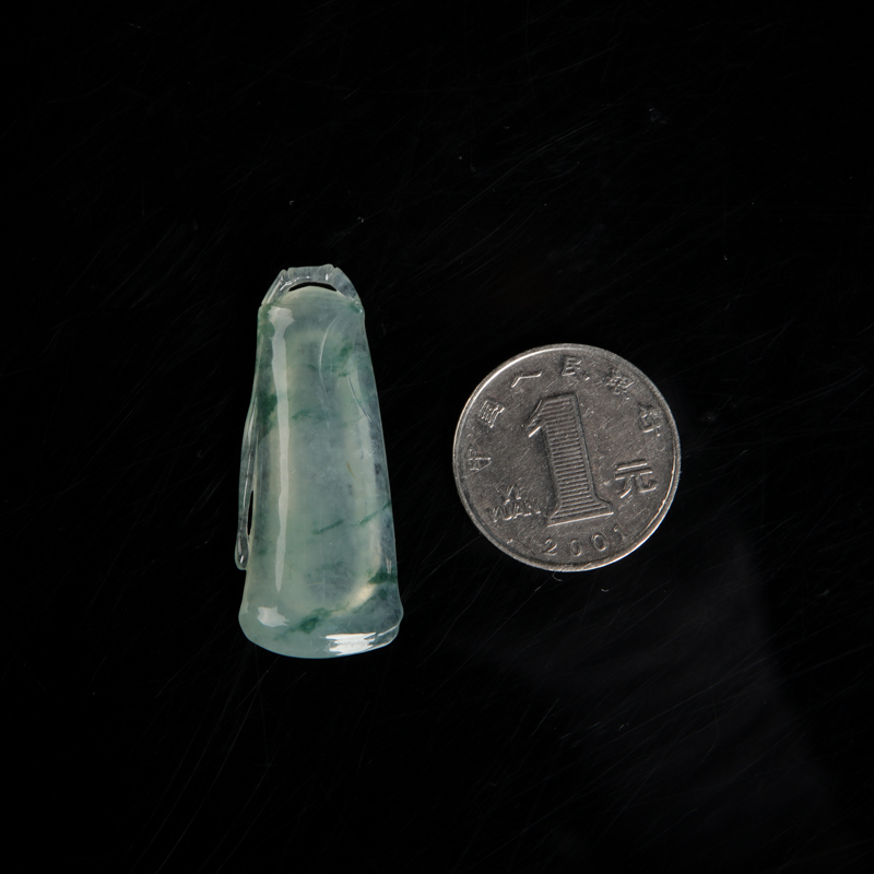 天然翡翠吊坠-红掌柜