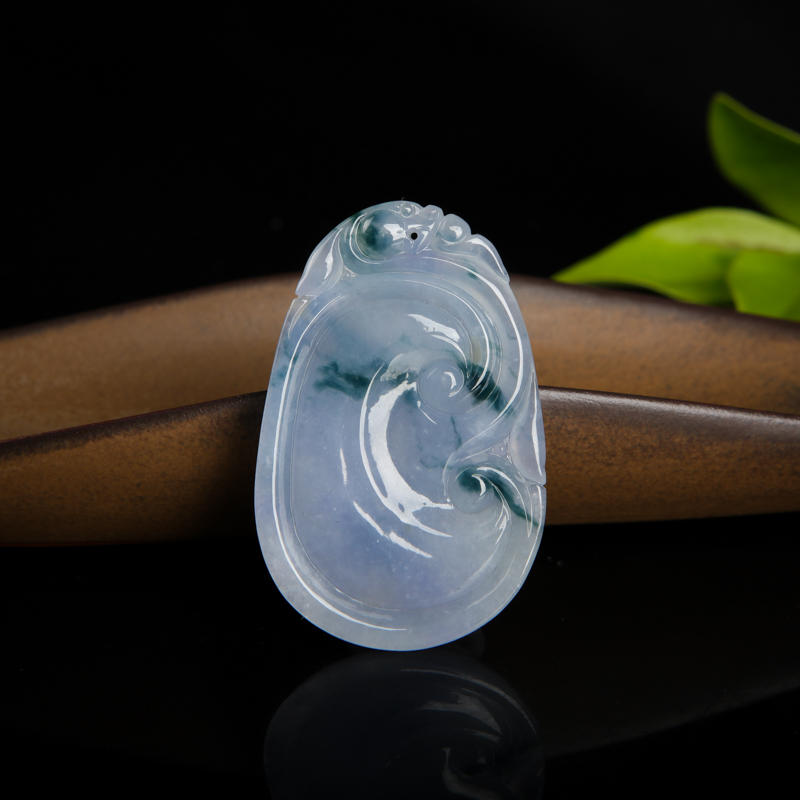 翡翠如意吊坠-红掌柜