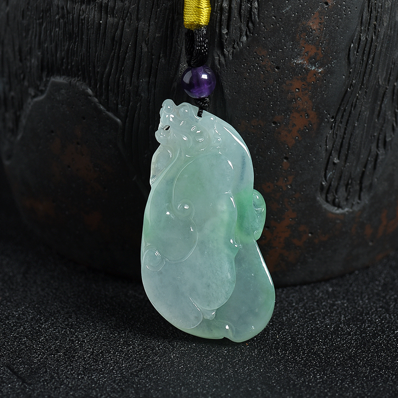 翡翠吊坠-红掌柜