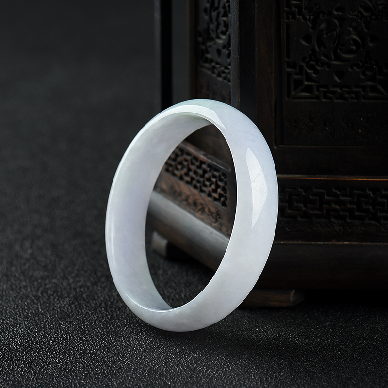 54.5mm豆种翡翠贵妃镯-红掌柜