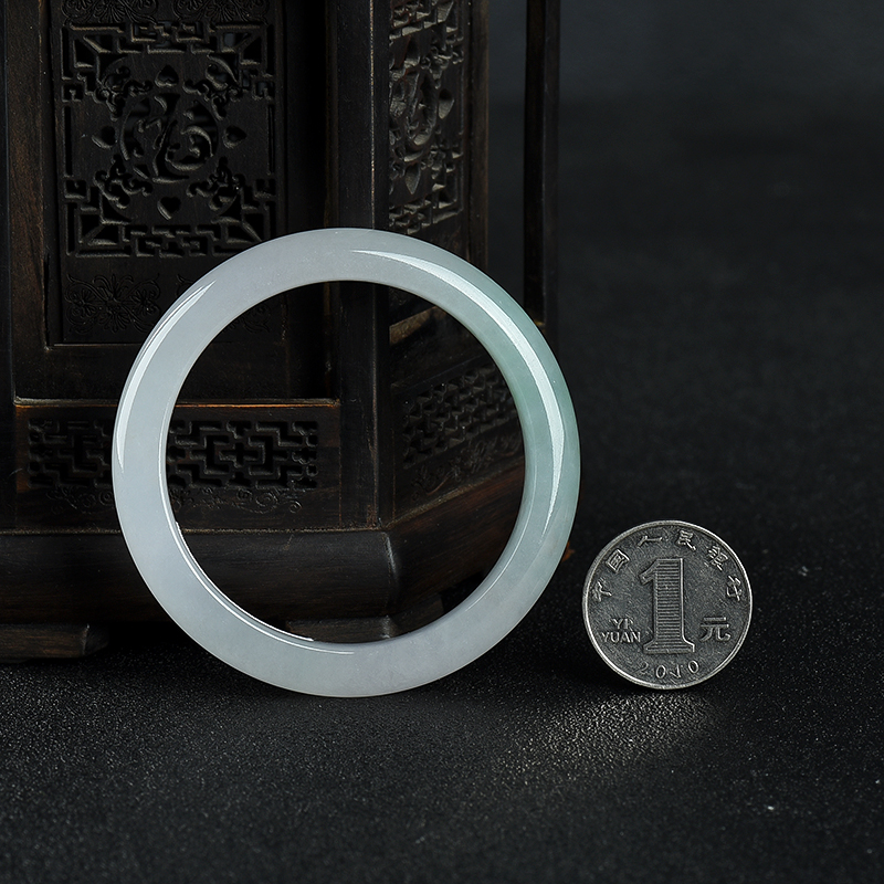 天然缅甸翡翠手镯-红掌柜