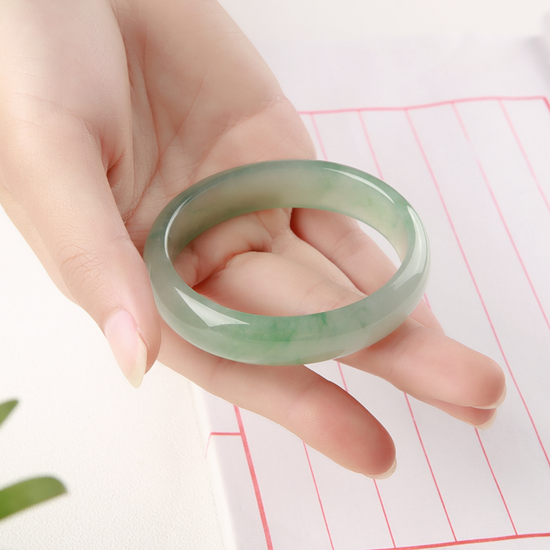 缅甸翡翠贵妃镯-红掌柜