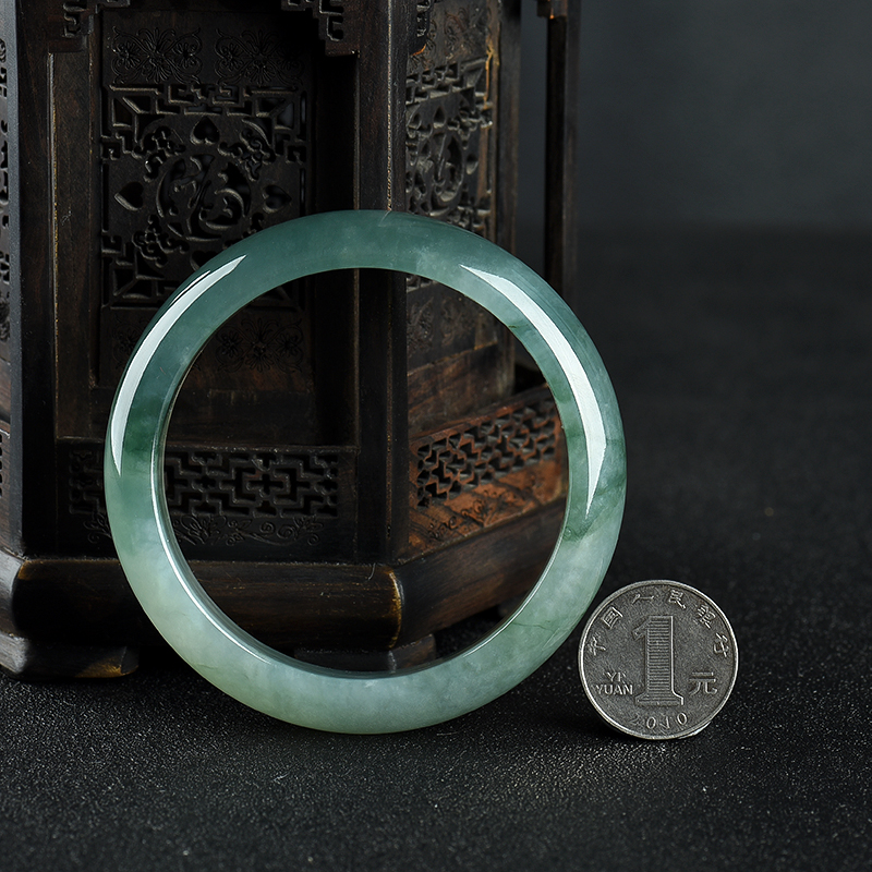 缅甸翡翠手镯-红掌柜