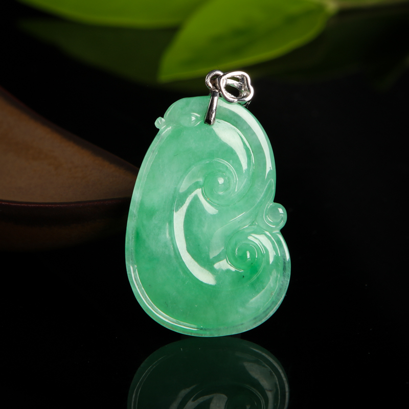 翡翠如意吊坠-红掌柜