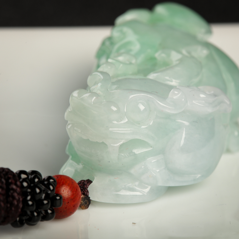 翡翠貔貅吊坠-红掌柜