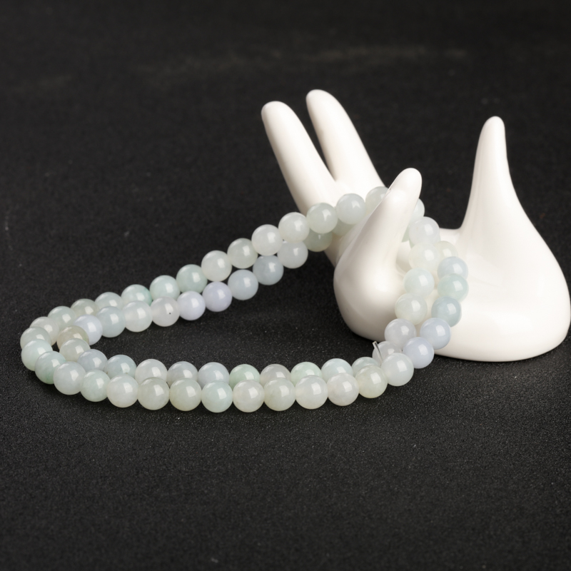 糯种福禄寿翡翠项链-红掌柜