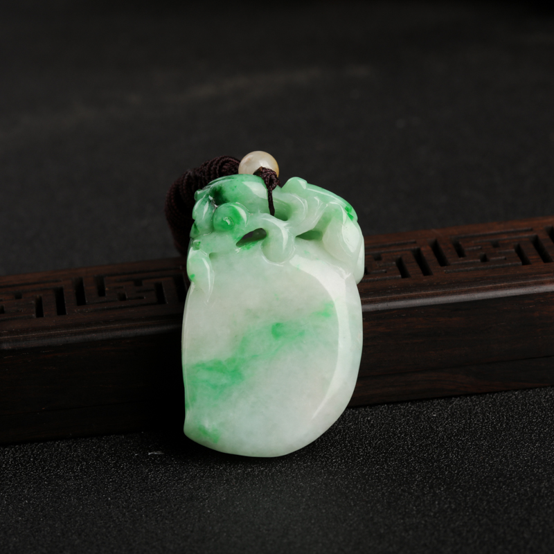 飘翠翡翠福瓜吊坠-红掌柜