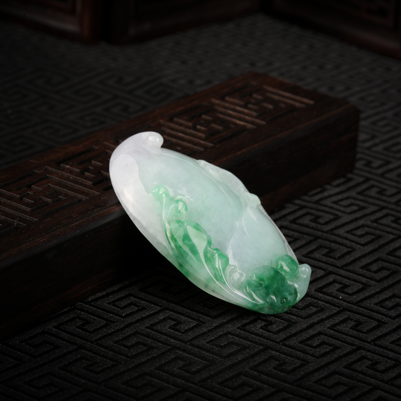 飘翠翡翠福瓜吊坠-红掌柜