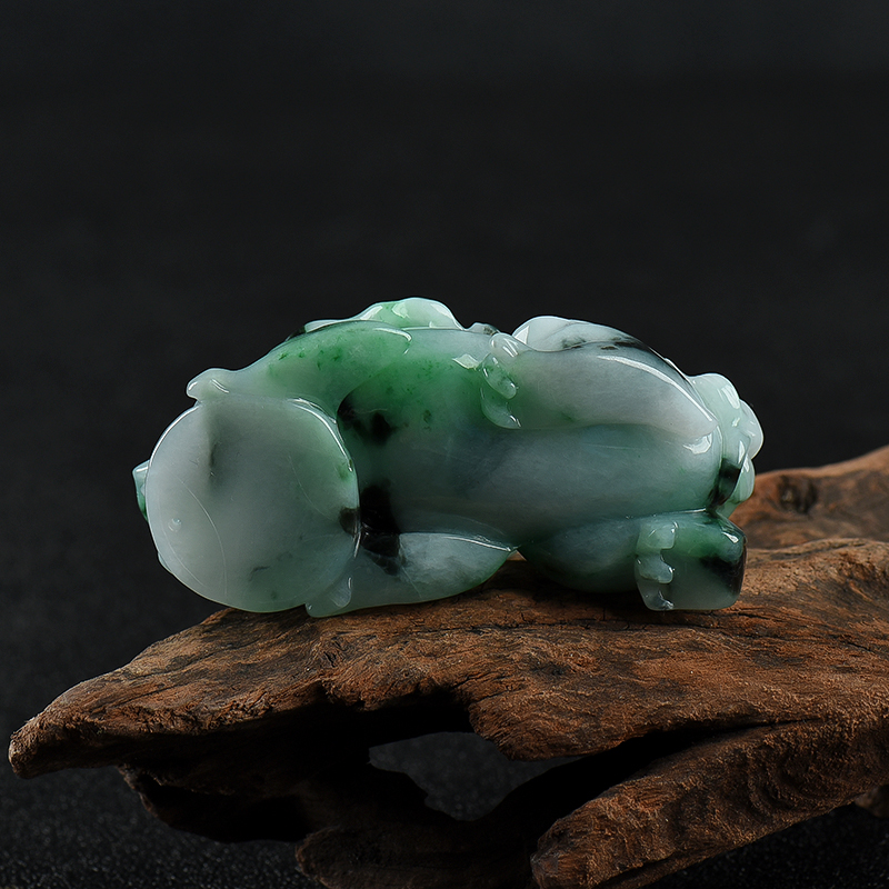 翡翠貔貅吊坠-红掌柜