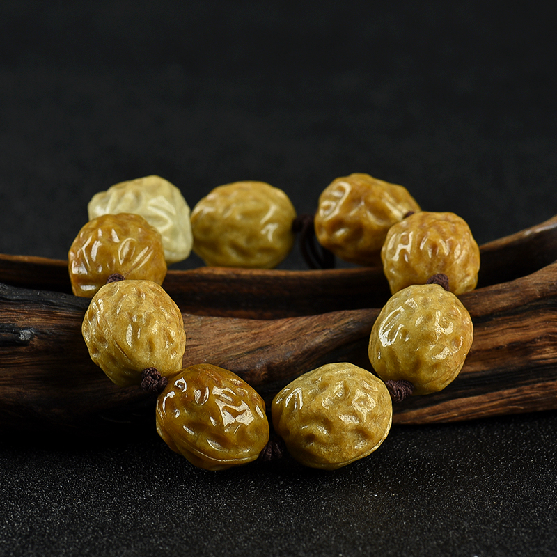 黄翡单圈手串-红掌柜