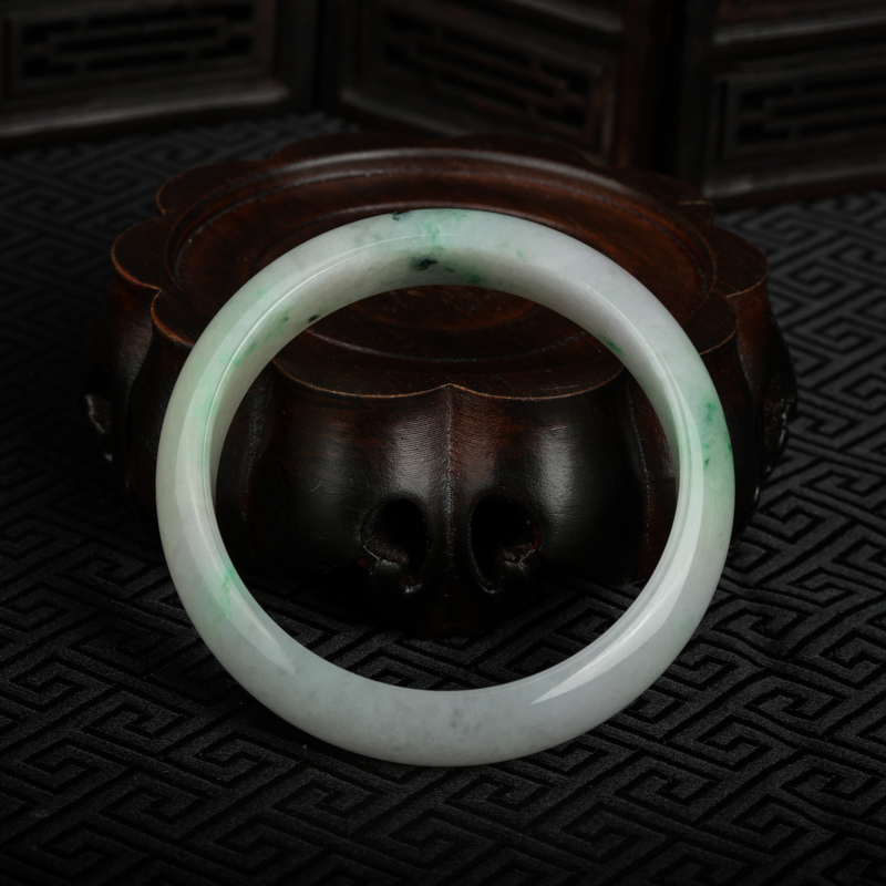 天然翡翠手镯-红掌柜