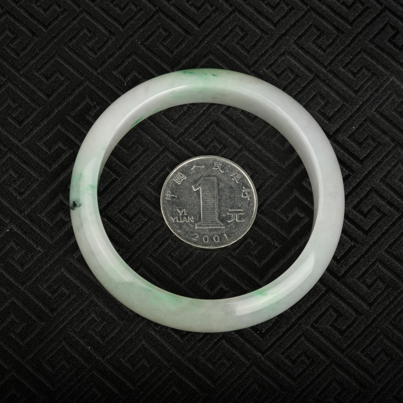 天然缅甸翡翠手镯-红掌柜