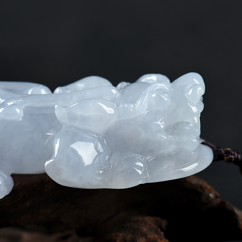 缅甸翡翠貔貅吊坠-红掌柜