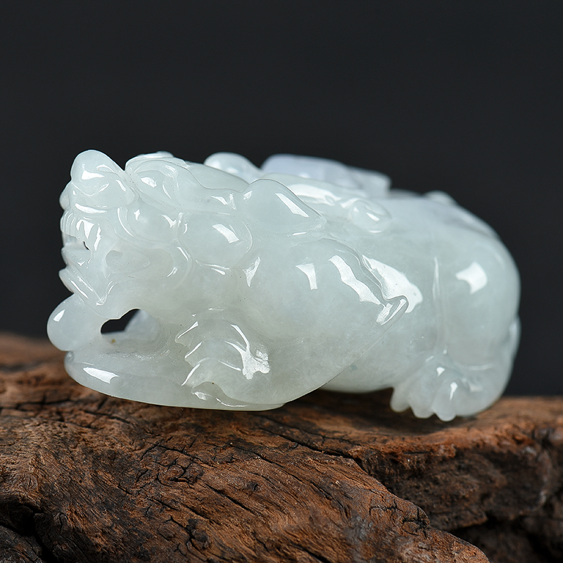 缅甸翡翠貔貅吊坠-红掌柜