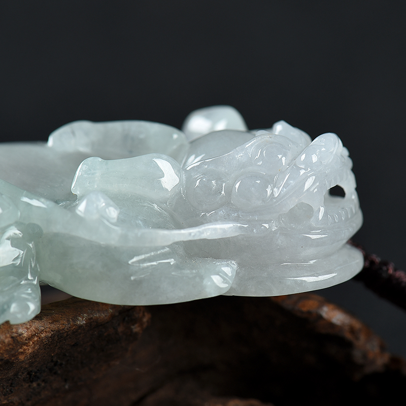 缅甸翡翠貔貅吊坠-红掌柜