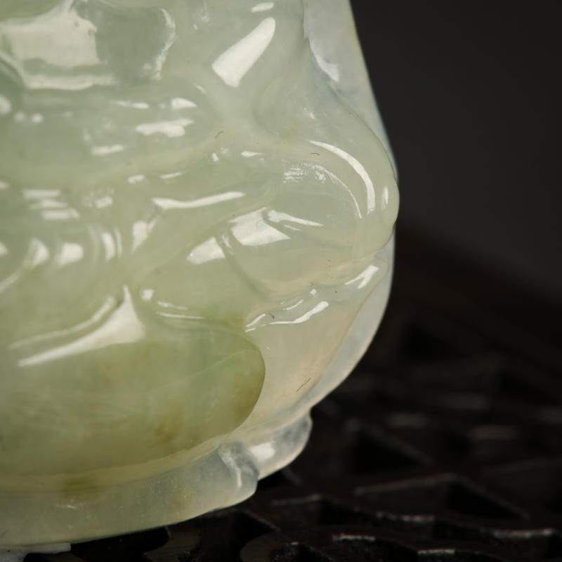 缅甸翡翠宝宝佛吊坠-红掌柜