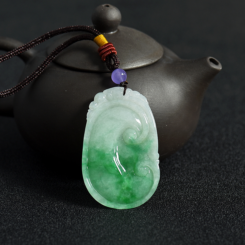 翡翠如意吊坠-红掌柜