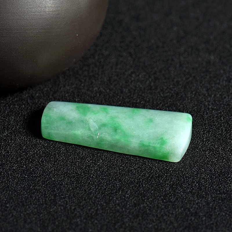 缅甸天然糯种翡翠节节高升吊坠-红掌柜