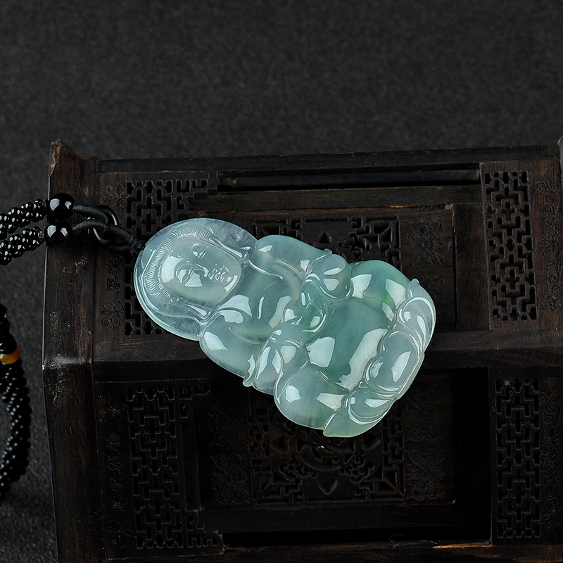 翡翠吊坠-红掌柜