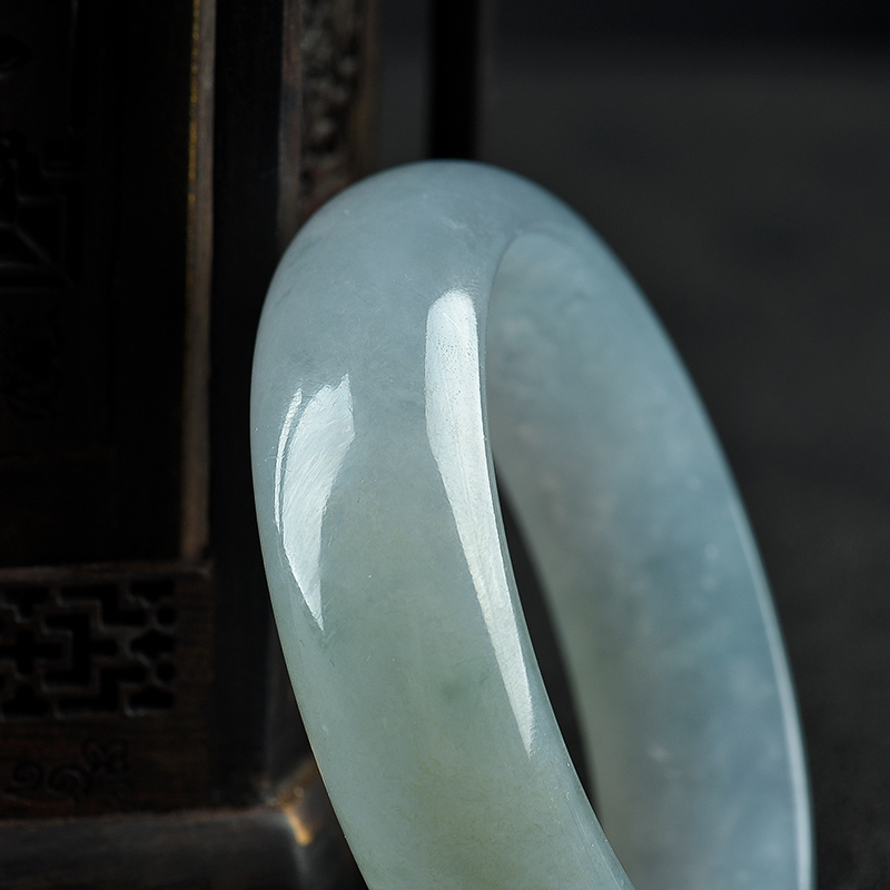 缅甸翡翠手镯-红掌柜