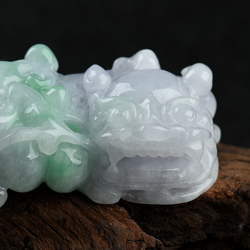 豆种翡翠貔貅-红掌柜