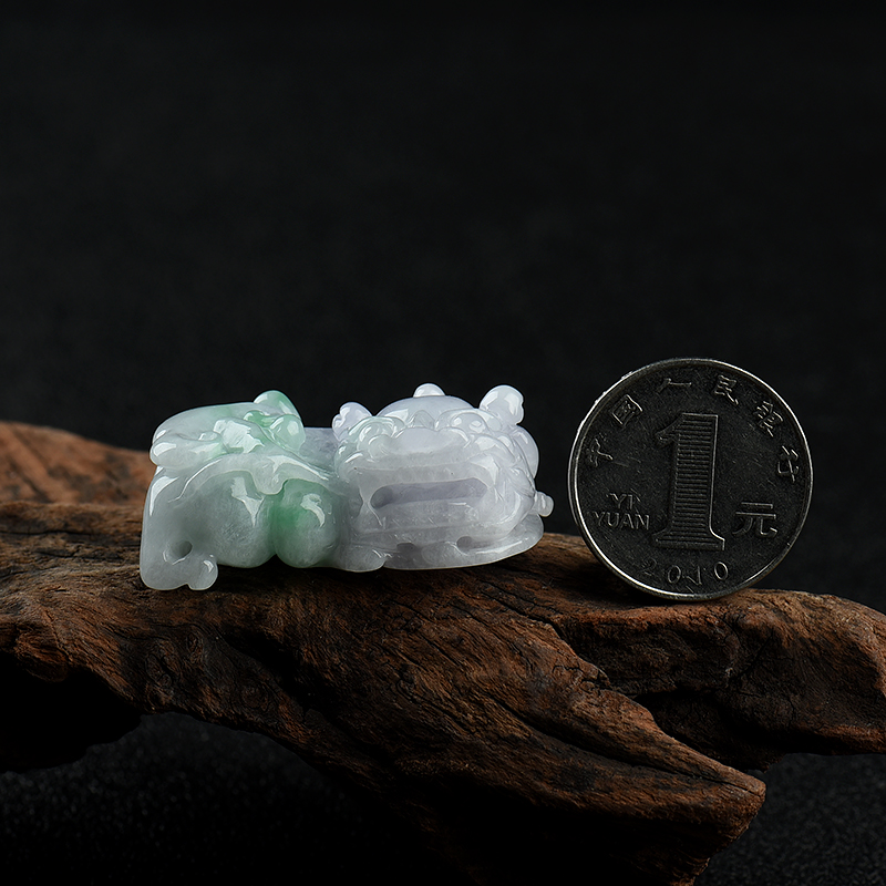 天然翡翠貔貅吊坠-红掌柜