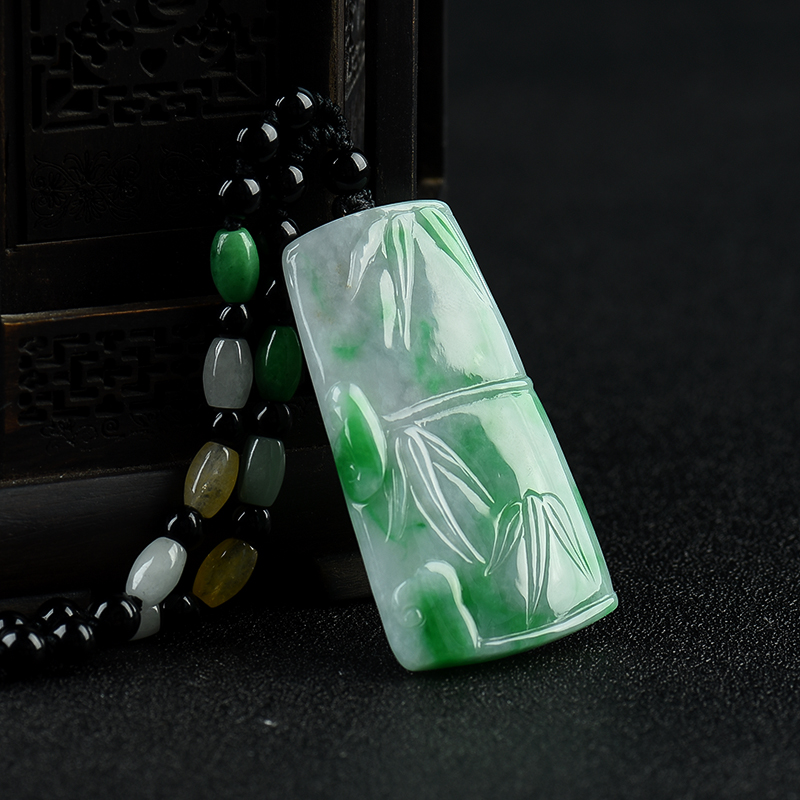 豆种飘翠翡翠-红掌柜