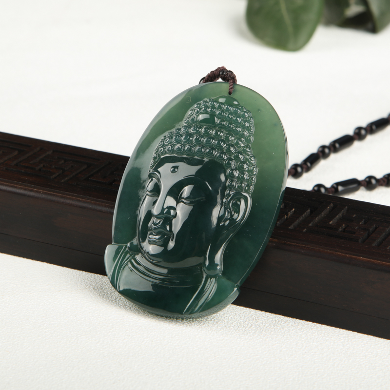 翡翠阿弥陀佛吊坠-红掌柜
