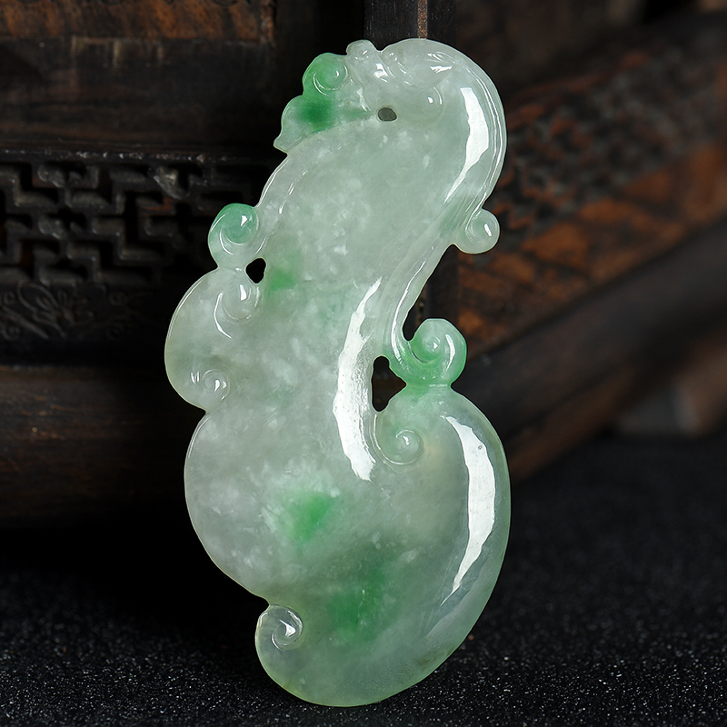 豆种飘翠翡翠龙凤-红掌柜