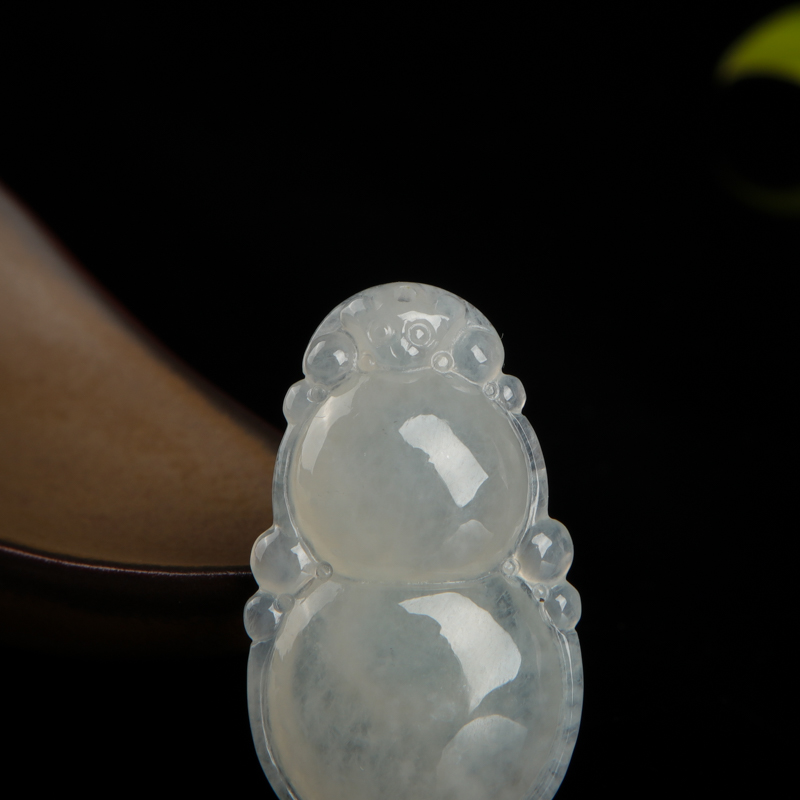 天然翡翠葫芦吊坠-红掌柜