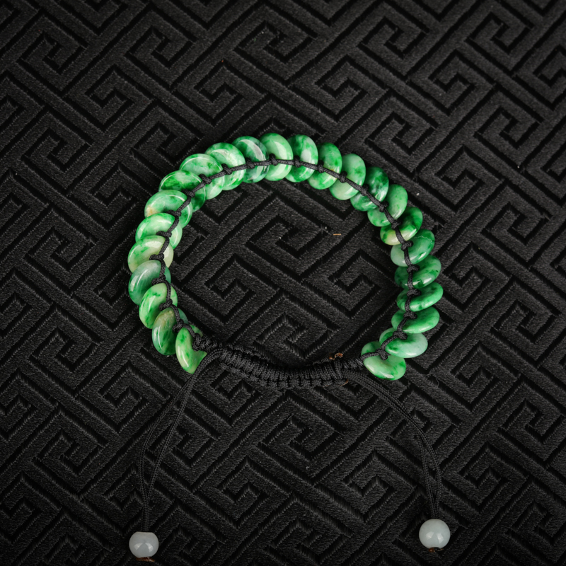 天然翡翠手链-红掌柜