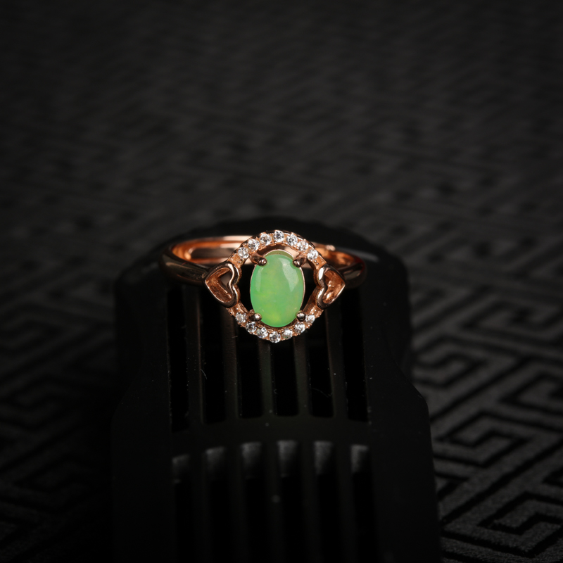 翡翠戒指-红掌柜