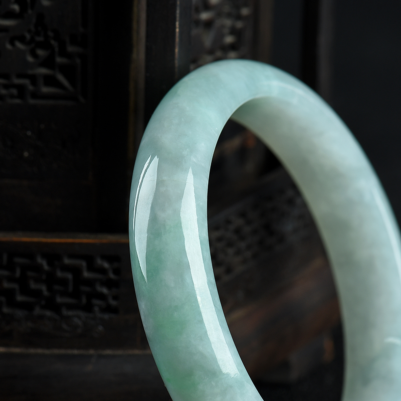 天然翡翠手镯-红掌柜