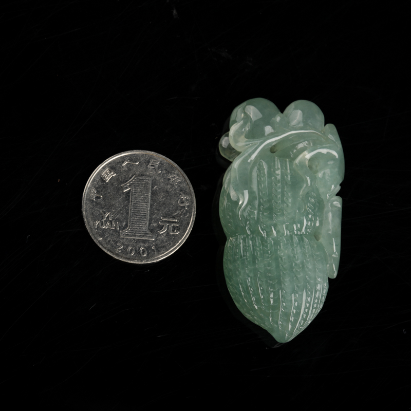 缅甸糯冰种晴水翡翠-红掌柜