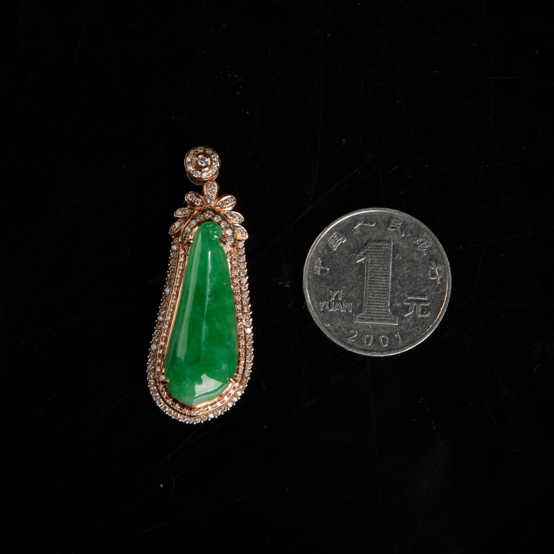 翡翠福瓜吊坠-红掌柜