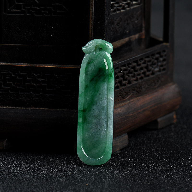 翡翠吊坠-红掌柜