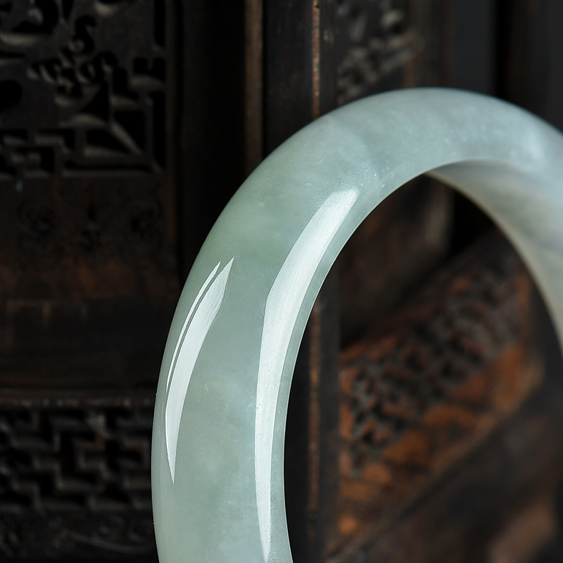 天然翡翠手镯-红掌柜