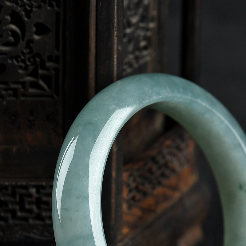 57.5mm翡翠手镯-红掌柜