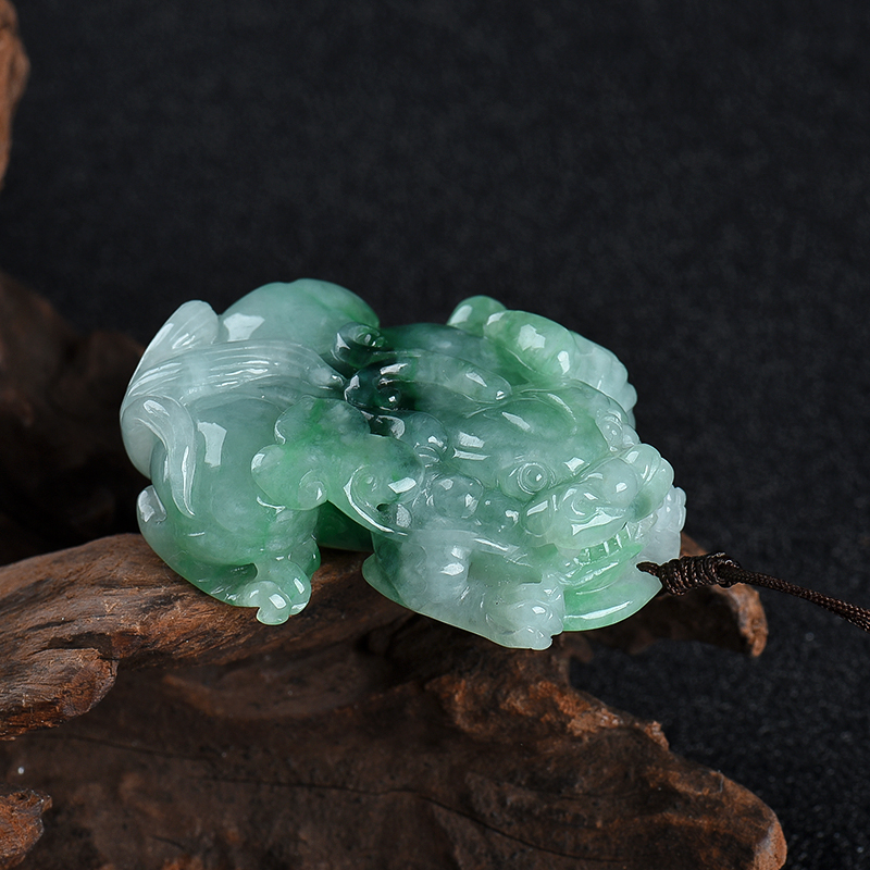 翡翠貔貅吊坠-红掌柜