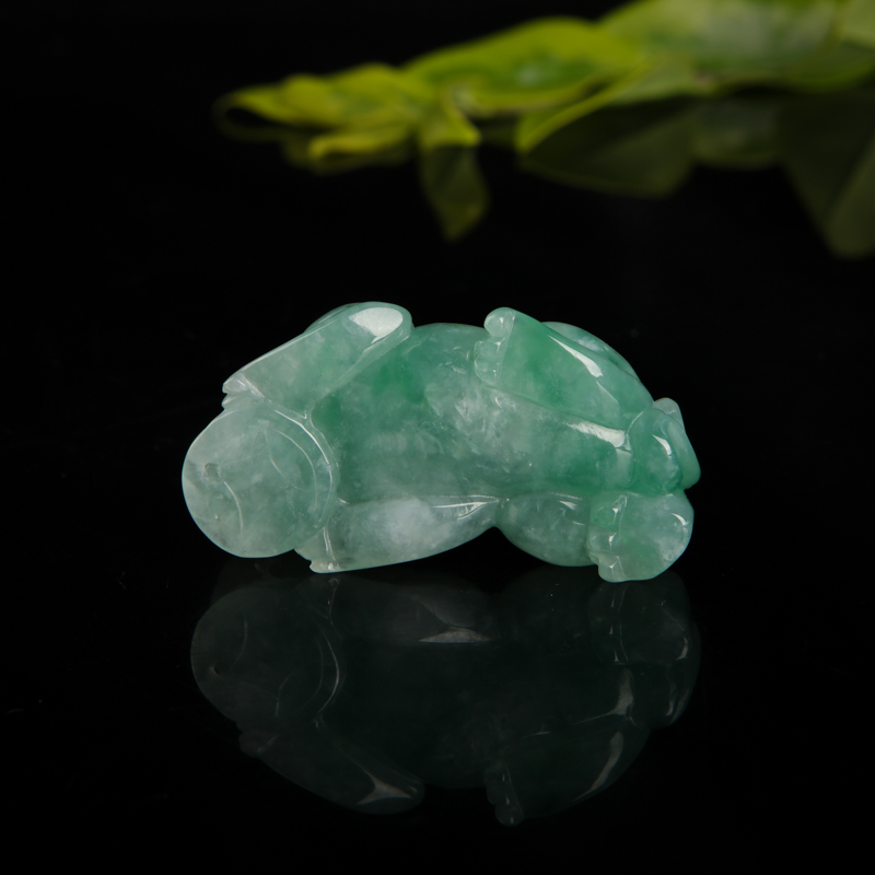 翡翠貔貅吊坠-红掌柜