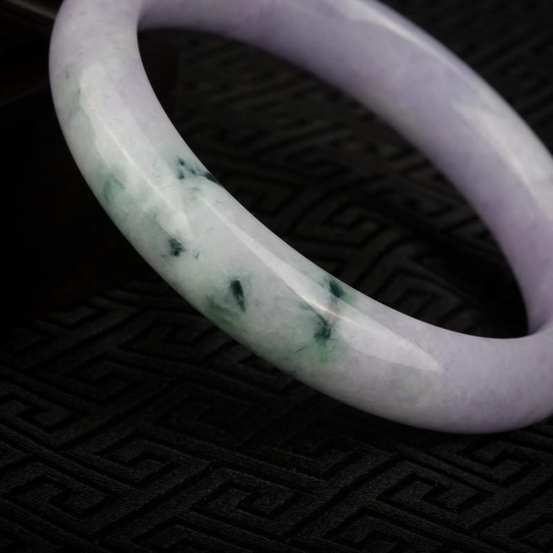 天然翡翠手镯-红掌柜